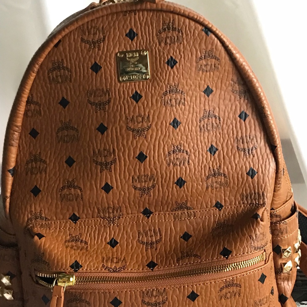 Mcm Backpack Strark Brown